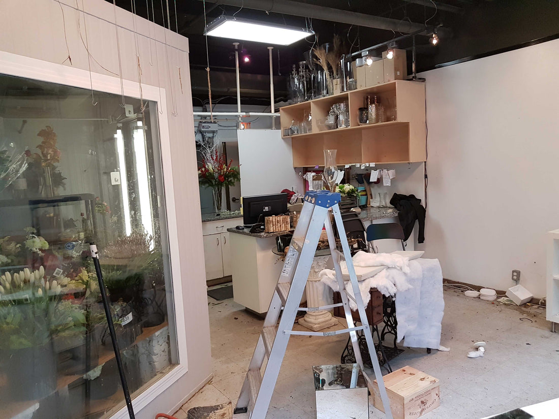 Flower shop renovation