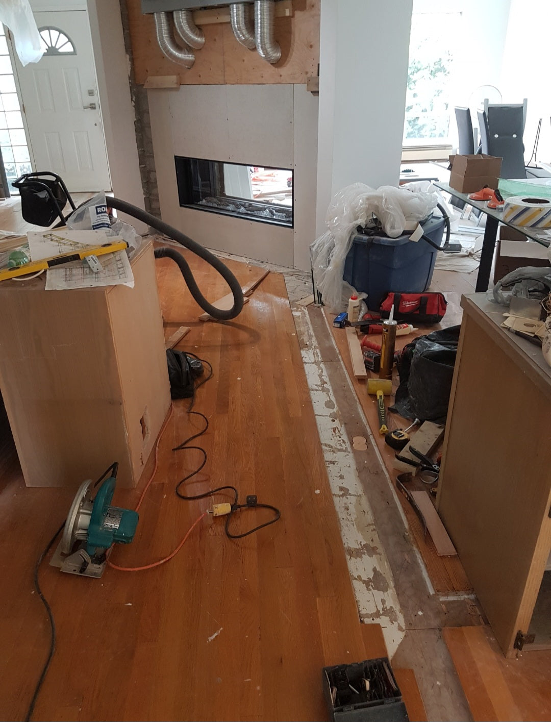 Hardwood refurbishing