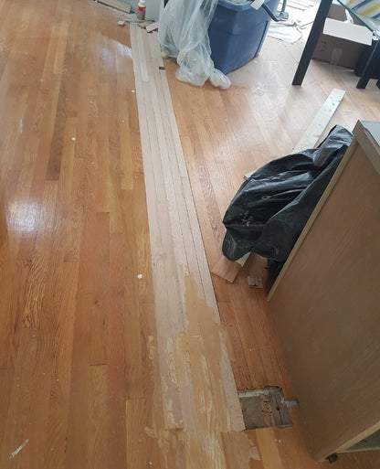 Hardwood refurbishing