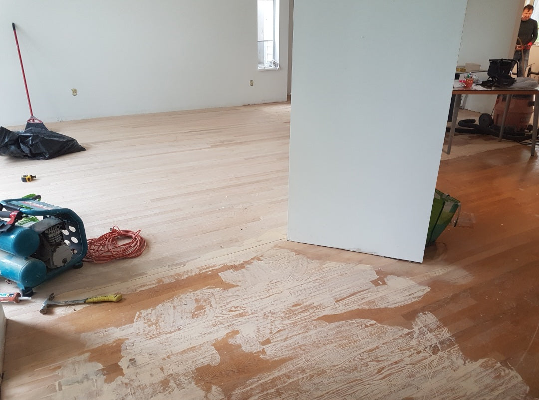 Hardwood refurbishing