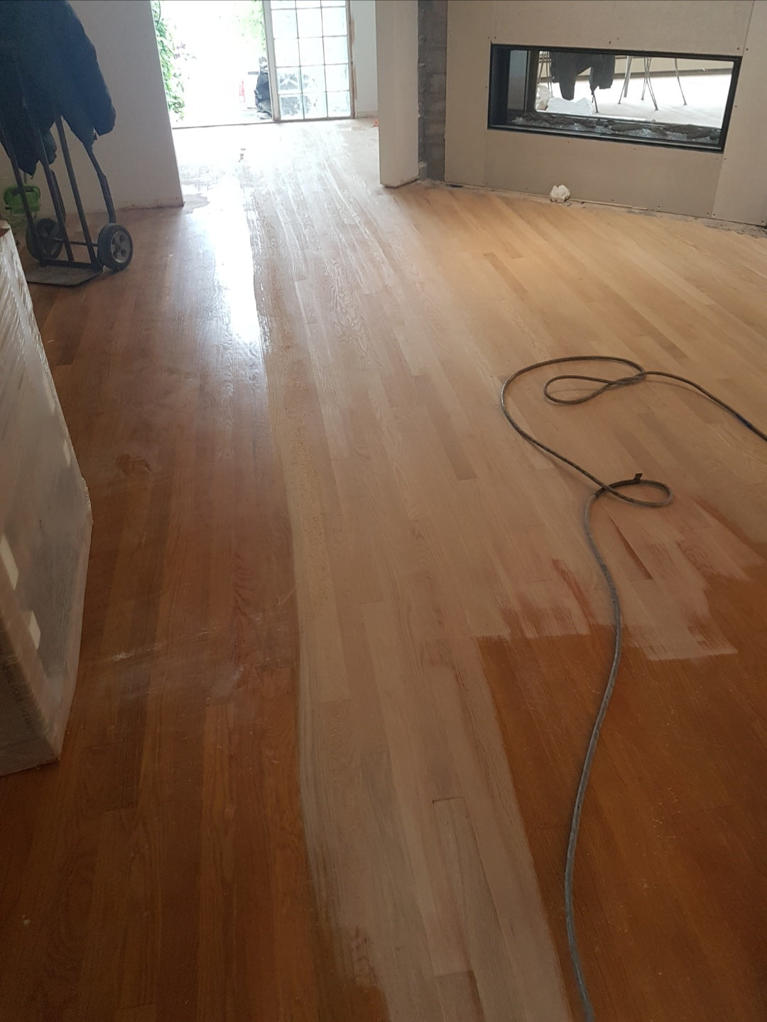 Hardwood refurbishing