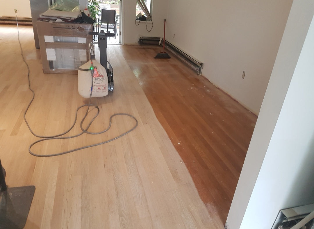 Hardwood refurbishing