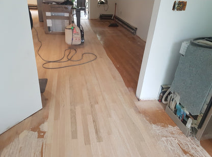 Hardwood refurbishing